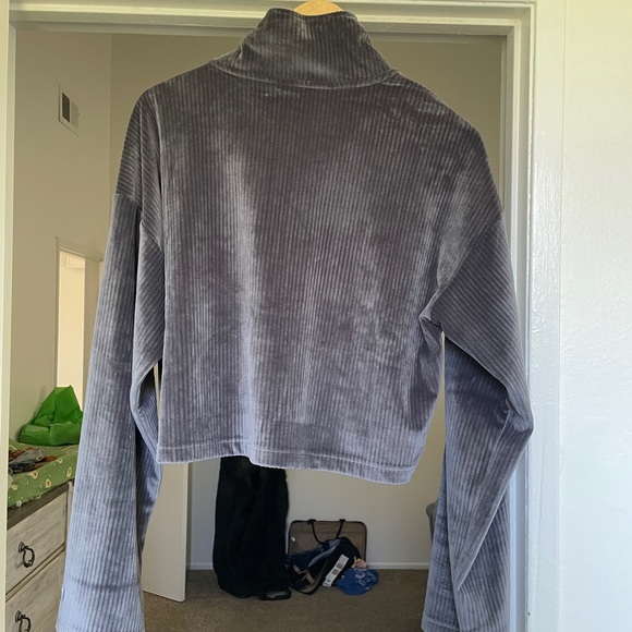 Fabletics Plush Rib Half Zip Sweatshirt - Picture 4 of 4